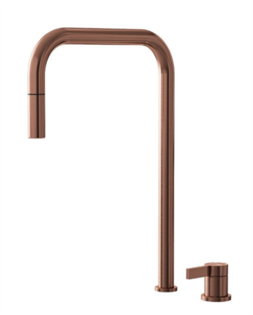 Lavabo Alkymist 788 RS køkkenarmatur m/udtrækstud i PVD Kobber